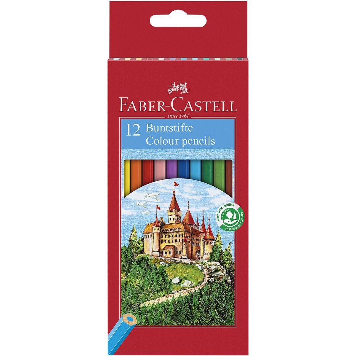 Faber-Castell Buntstift Castle, (Castle, 12-tlg), permanent