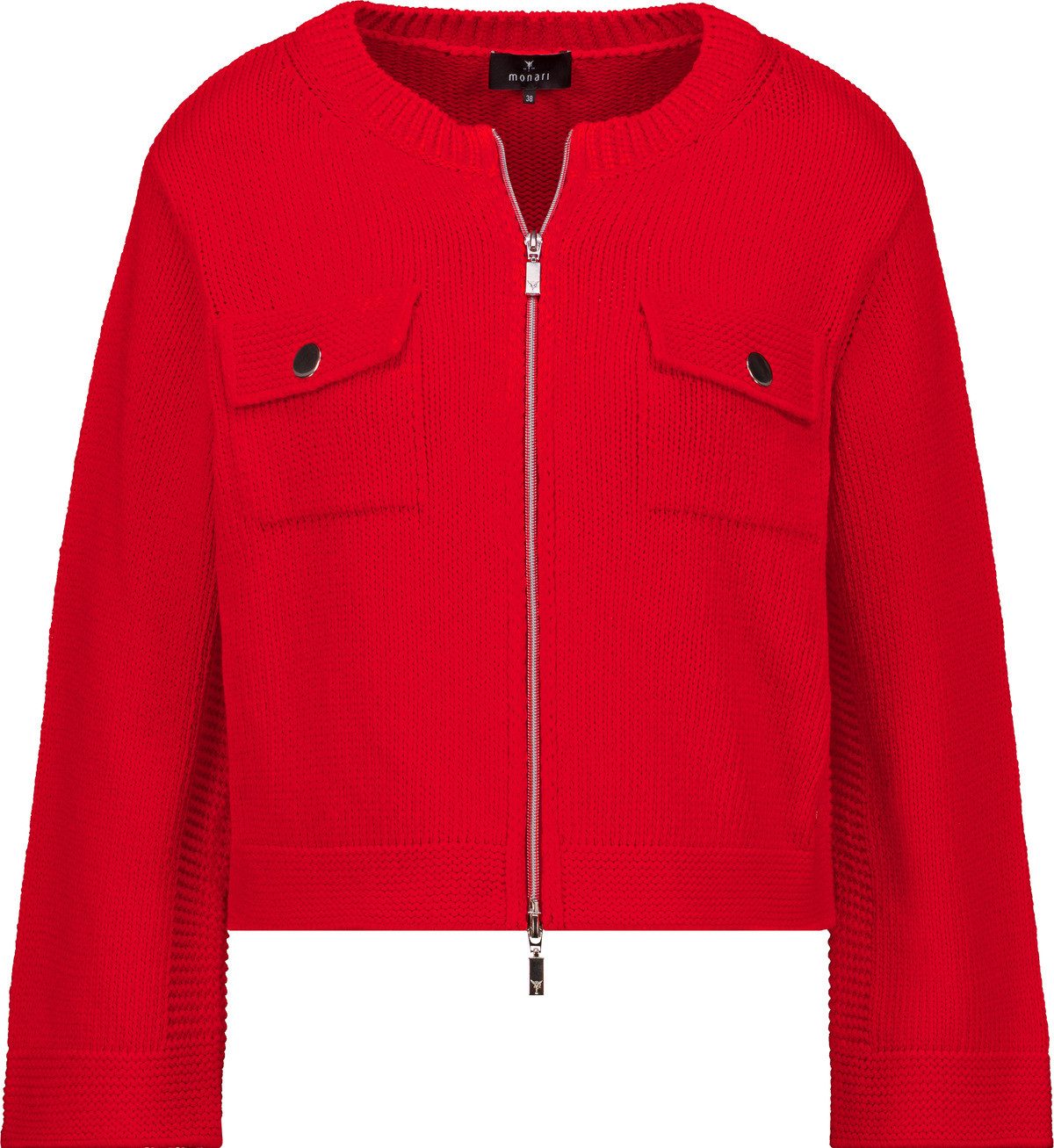 Monari Strickpullover Elegante Strickjacke - Regular Fit