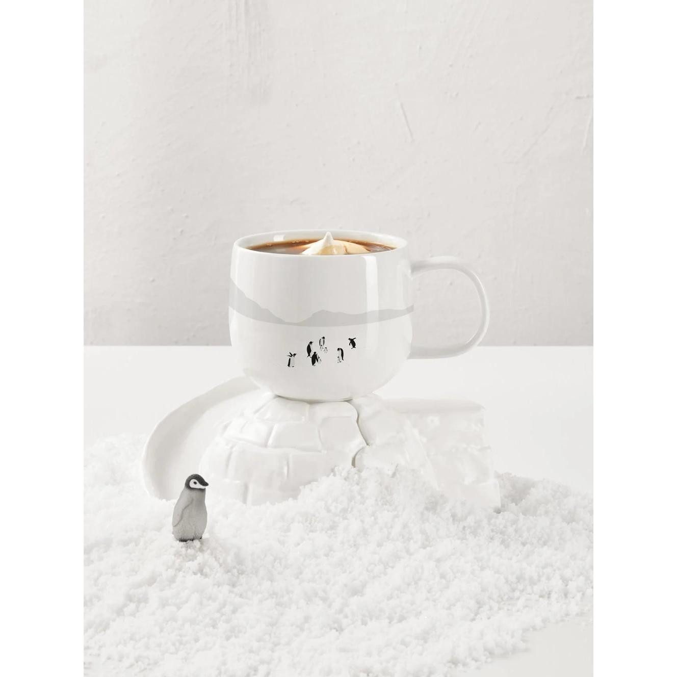 ASA SELECTION Geschirr Asa Henkelbecher Joy Schneespuren Südpol (400ml) günstig online kaufen