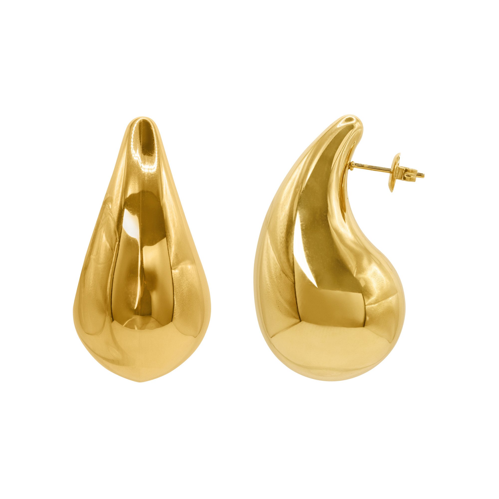 Heideman Paar Ohrstecker Tropfen L goldfarben (Ohrringe, inkl. Geschenkverpackung), Ohrringe Drops Frauen