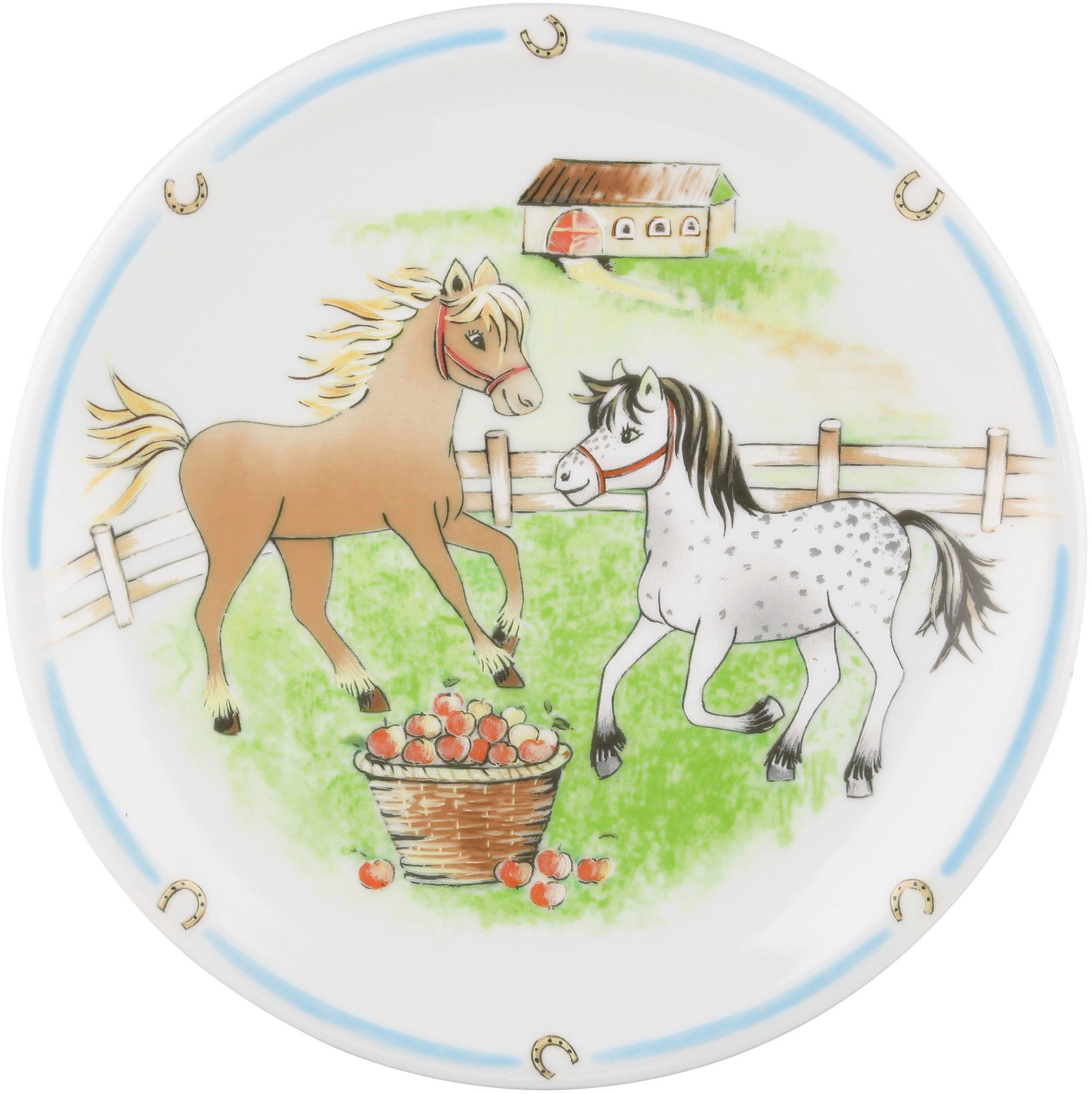 Seltmann Weiden Frühstücksteller Compact - Mein Pony, (1 St), rund 19 cm