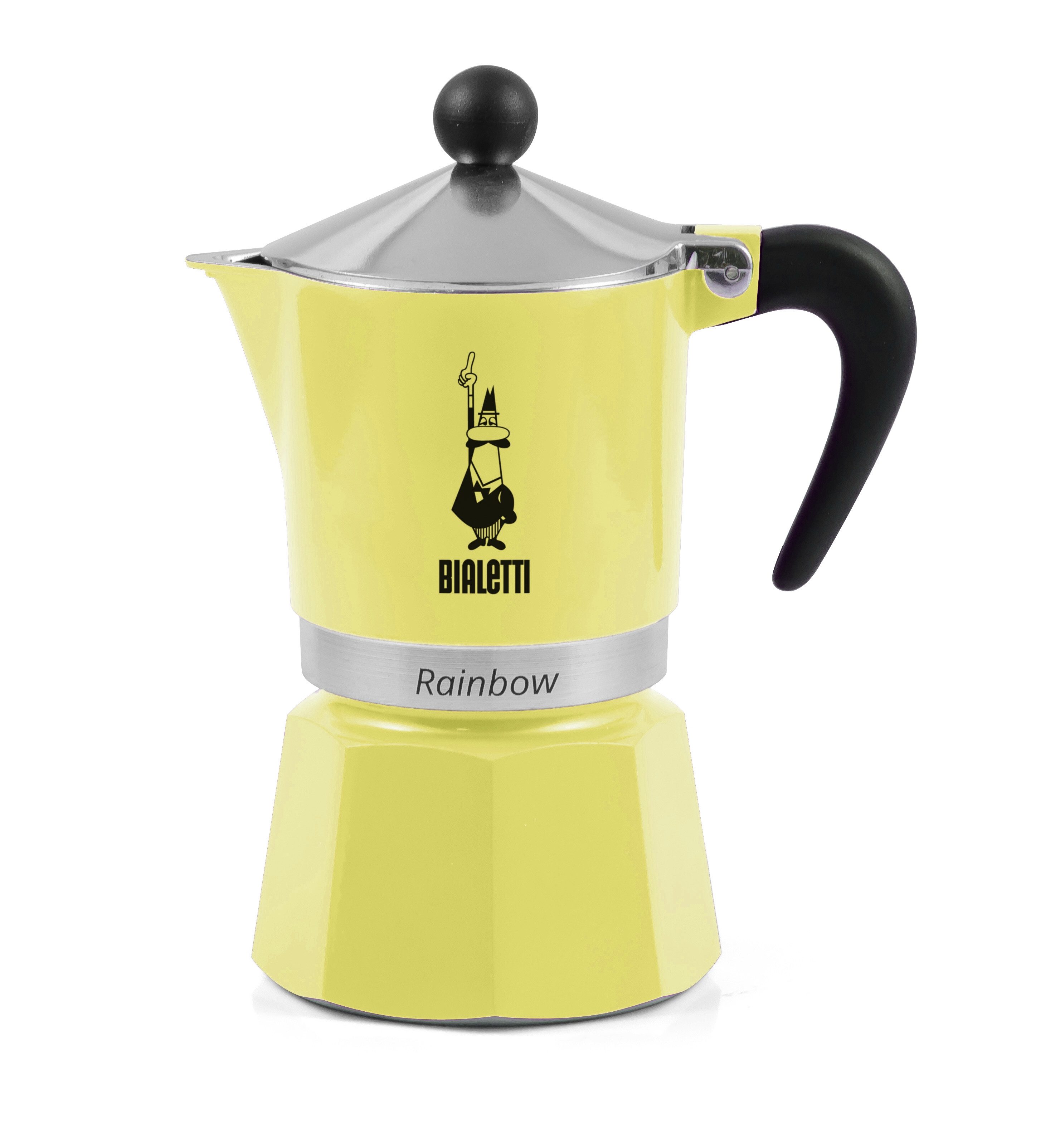 BIALETTI Espressokocher Bialetti Espressokocher Mokka Espressokanne Primavera Rainbow 3