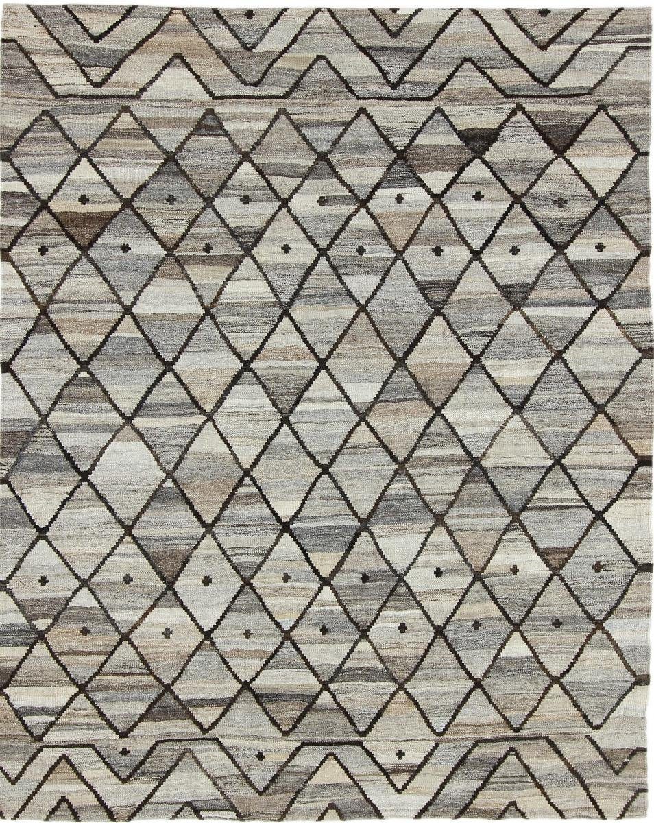 Orientteppich Kelim Afghan Berber Design 157x196 Handgewebter Moderner, Nain Trading, rechteckig, Höhe: 3 mm