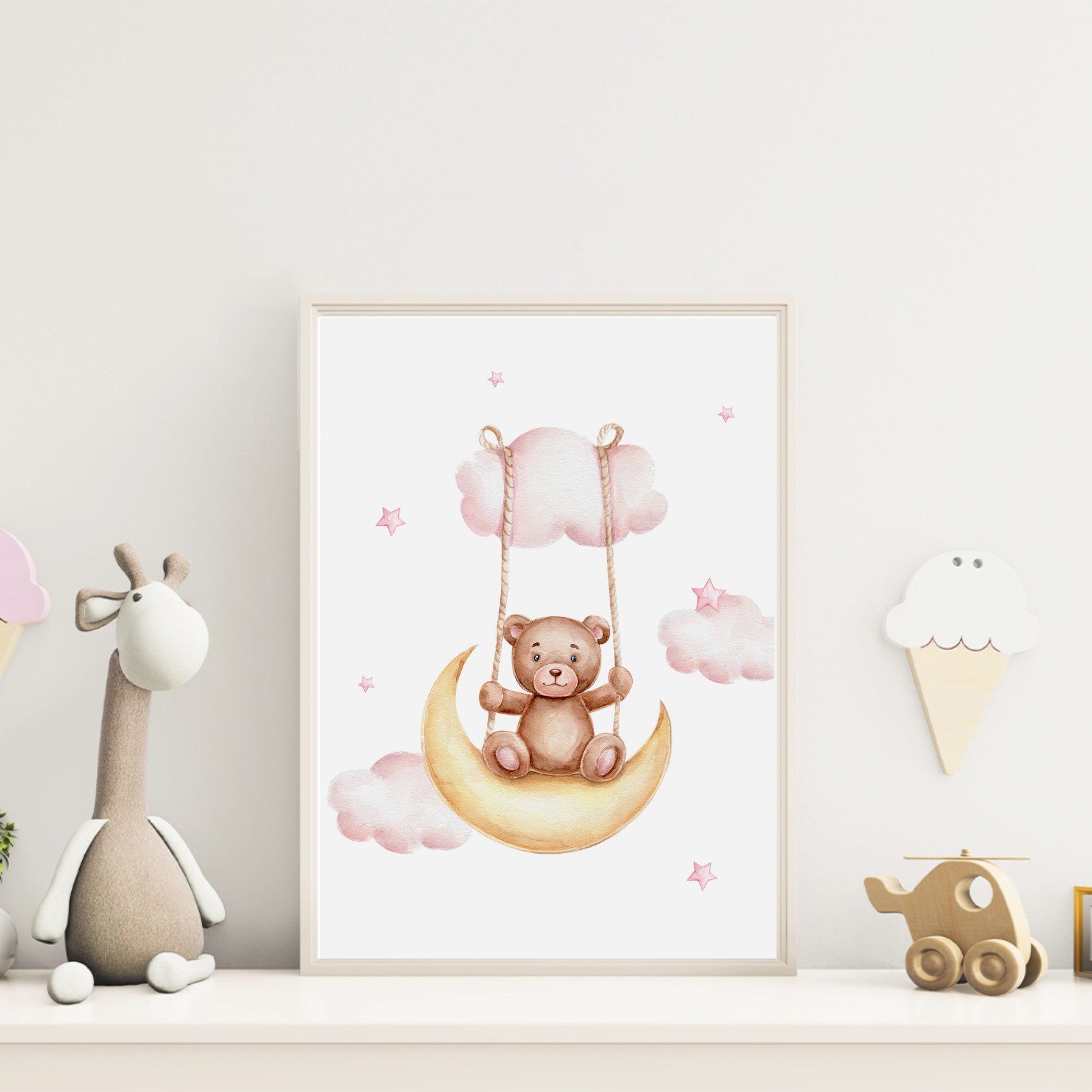 MeinBaby123® Poster Bilder Kinderzimmer, Poster Kinderzimmer Deko, Babyzimmer Deko, Spruch Wandbilder – Bild 3 von 5