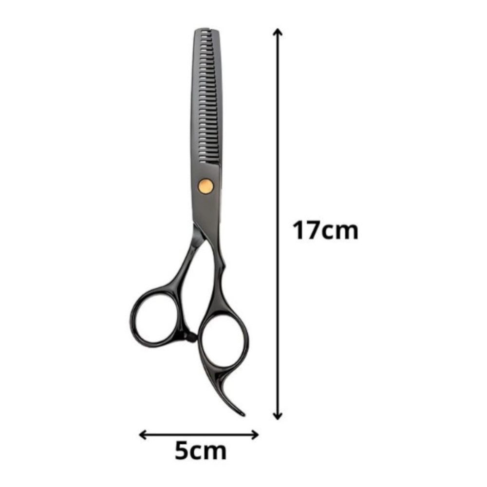 VERK GROUP Haarschere Professionelle Effilierschere aus Edelstahl Texturierende Friseurscher