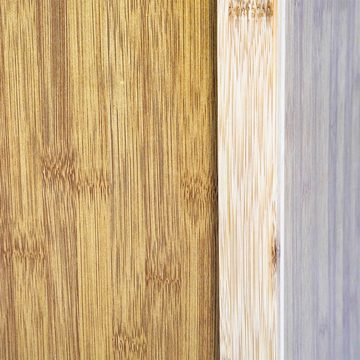 axentia Hochschrank Badschrank, Bambus, mit Ablage Maße: ca. 33 x 115 x 33 cm