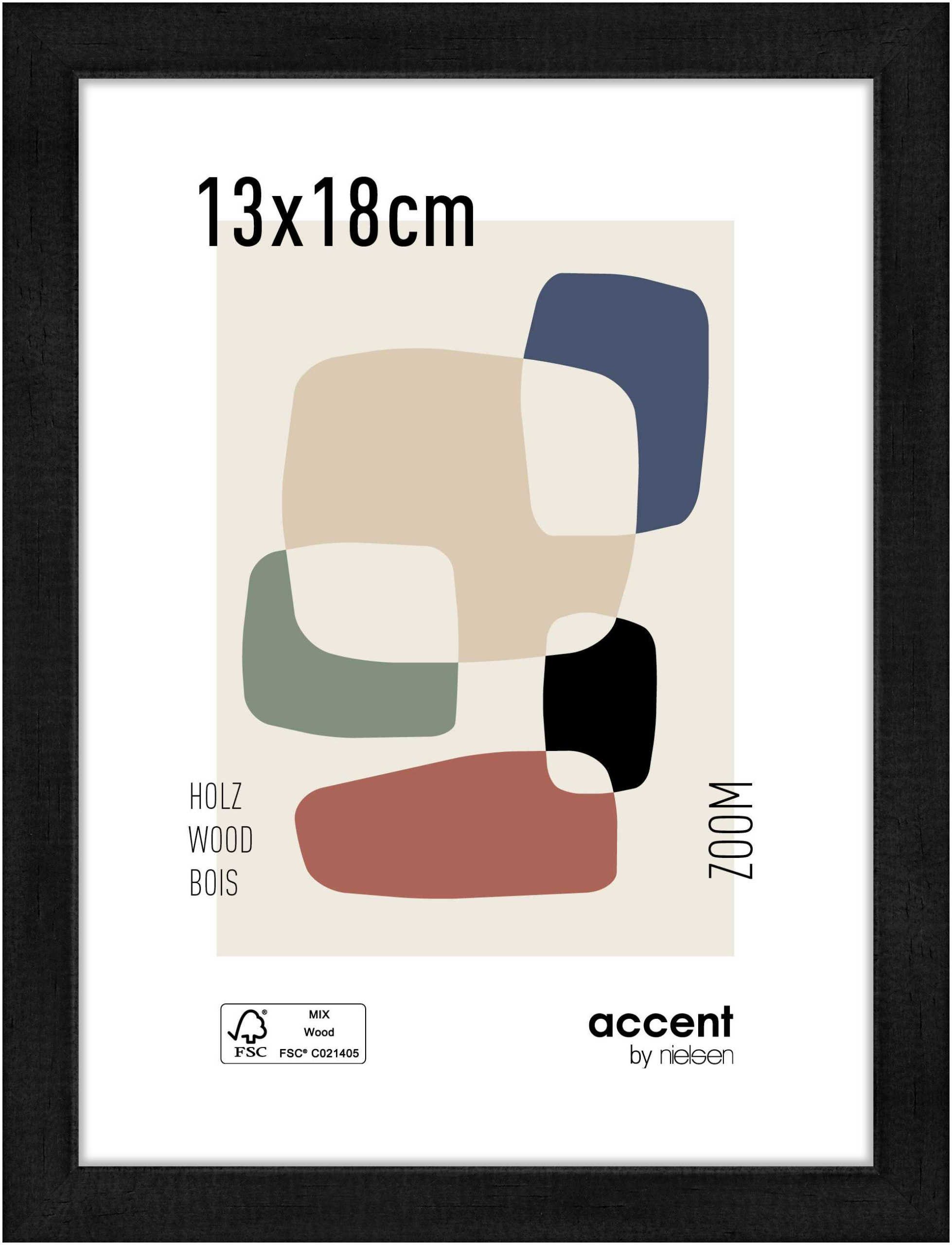 accent by nielsen Bilderrahmen Holz Bilderrahmen Zoom, (1 St)