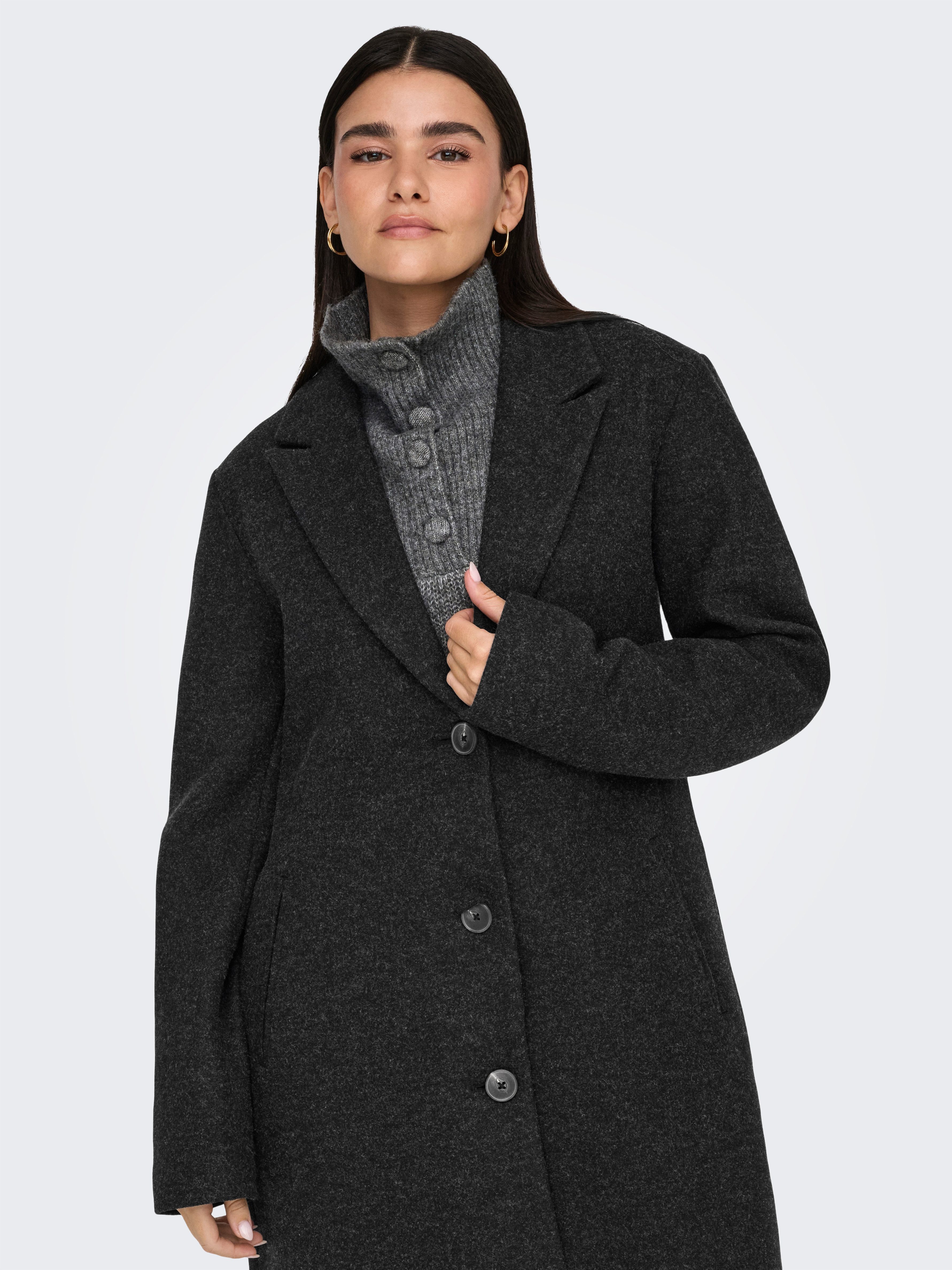 JDY Kurzmantel JDYECHO LIFE COAT OTW NOOS