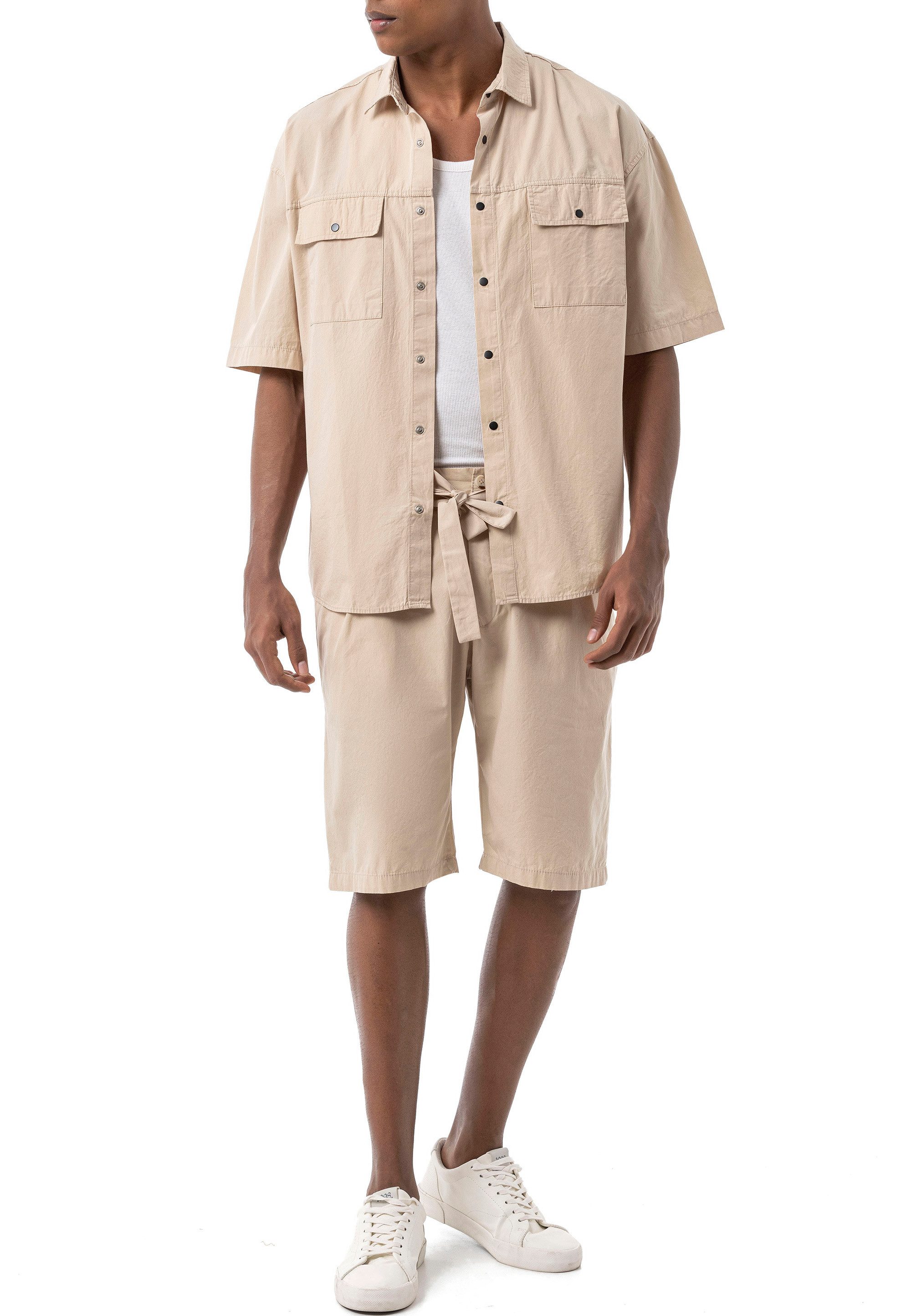 RedBridge Shirt & Shorts by Spruce Sommer-Set Kurzarm Hemd und kurze Hose L günstig online kaufen