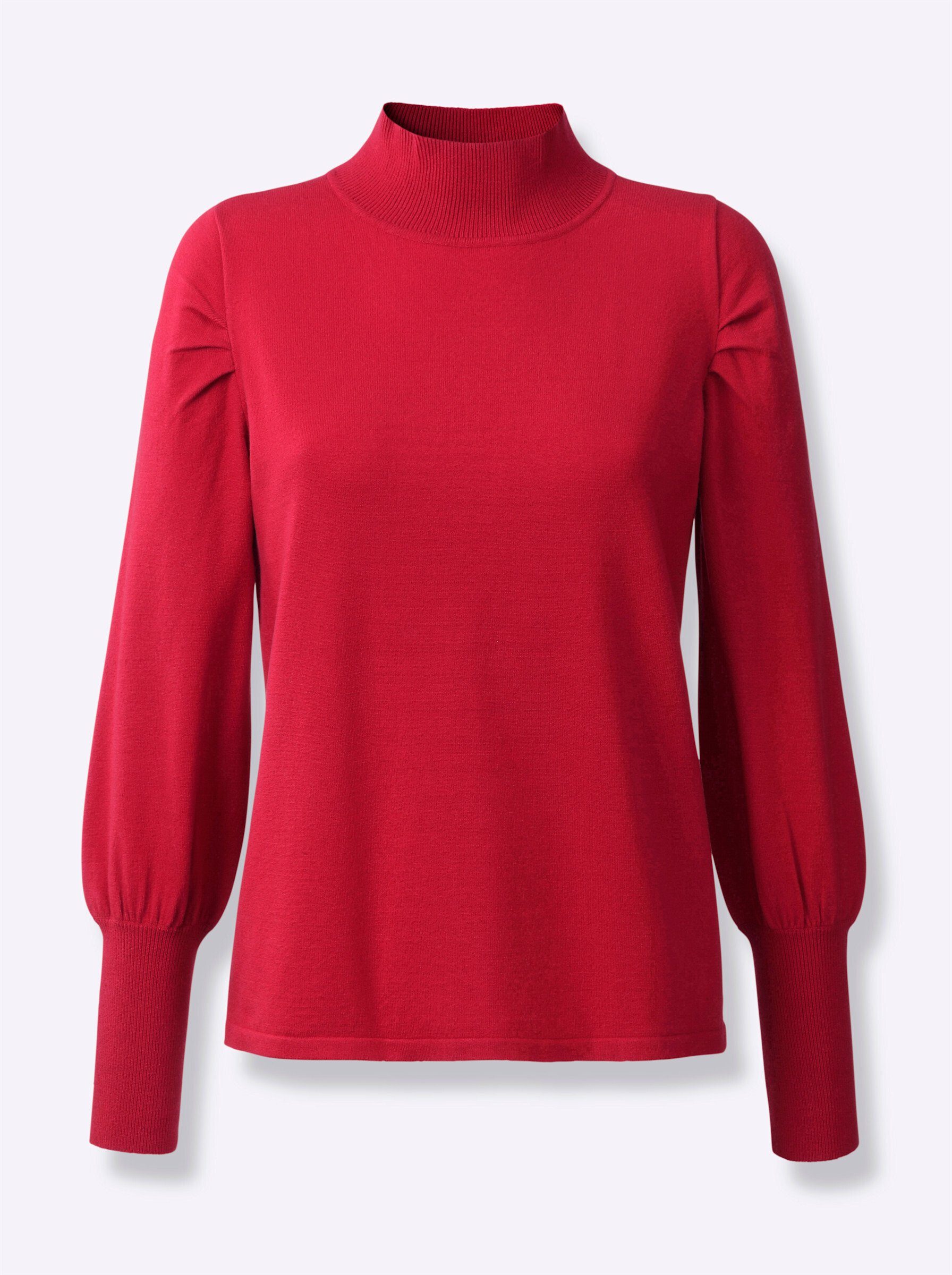 heine Strickpullover Stehkragen-Pullover