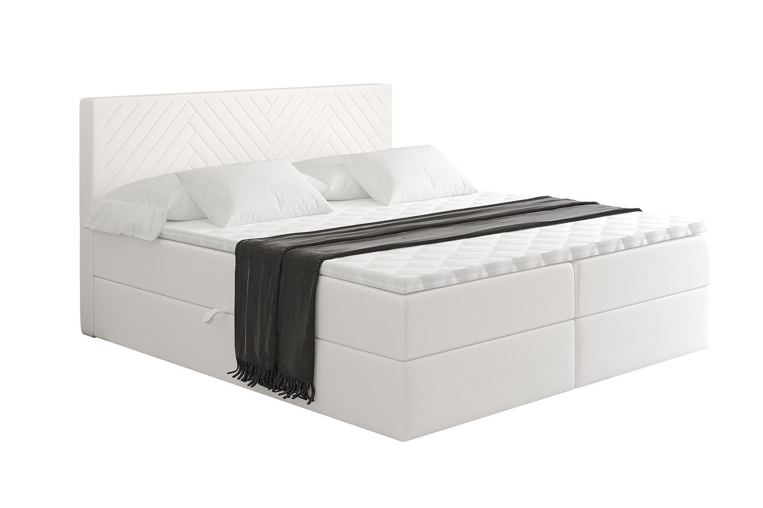 ALTDECOR Boxbett VEXA (Multipocket-Matratze H4, H3 Matratze Bonellfederung, Topper, Kopfteil)