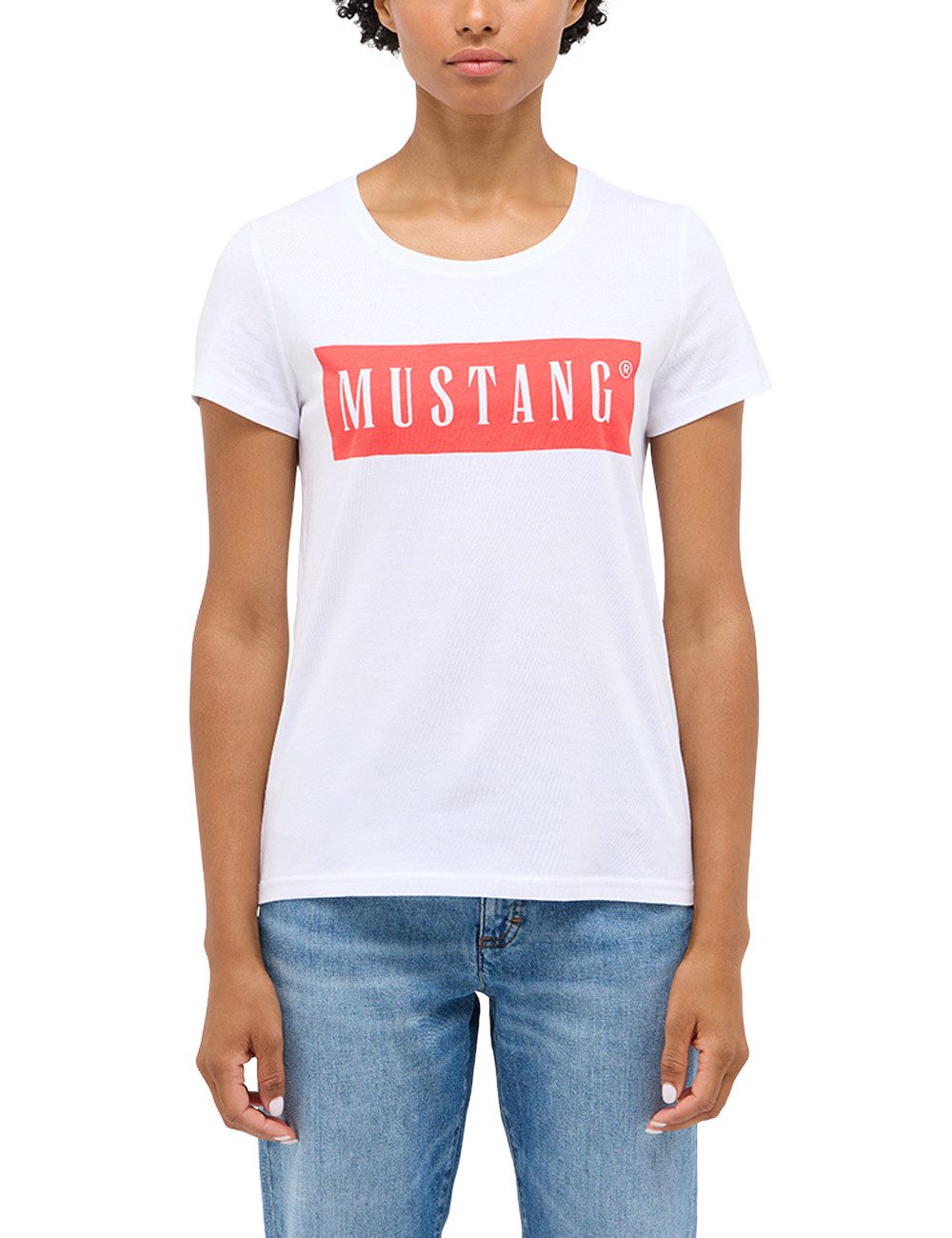 MUSTANG Kurzarmshirt Damen Style Alma günstig online kaufen