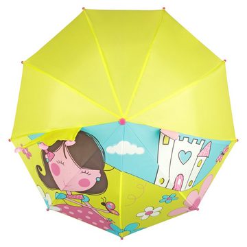von Lilienfeld Stockregenschirm Kinderschirm Prinzessin mit Schloß Junge Mädchen bis ca. 8 Jahre, 3D