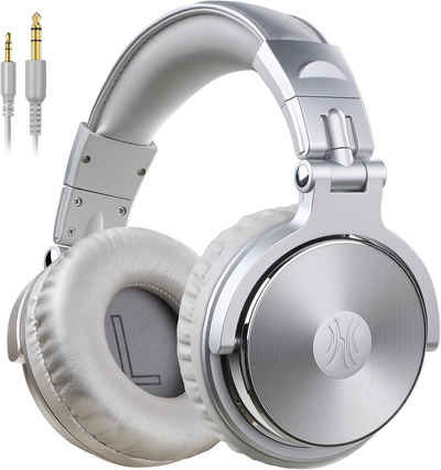OneOdio Over Ear mit Kabel 50mm Treiber, Bassklang, 6.35 & 3.5mm Klinke Headset (Bequemer Tragekomfort für stundenlangen Musikgenuss ohne Einschränkungen., Share-Port, Geschlossene DJ Headphones für Studio, Podcast, Monitor)