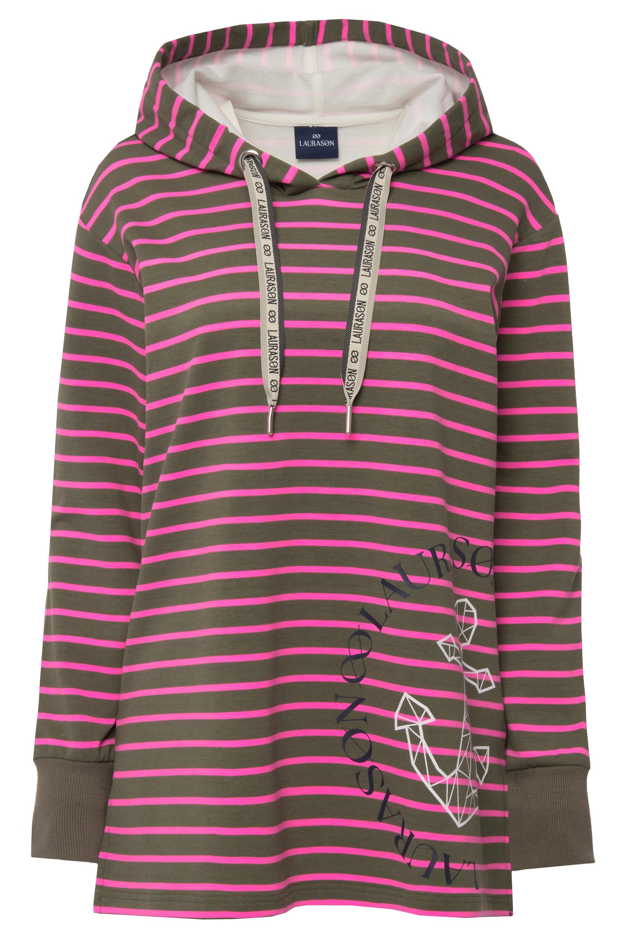 Laurasøn Sweatshirt Hoodie Ringel Sweater Anker günstig online kaufen