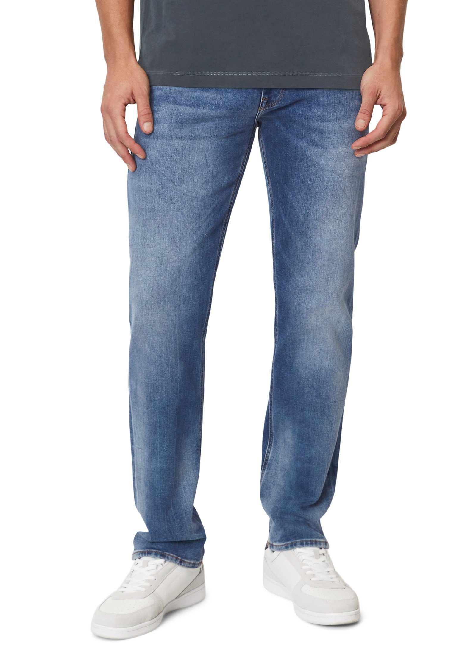 Marc aus O'Polo Baumwoll-Mix Regular-fit-Jeans hochwertigem