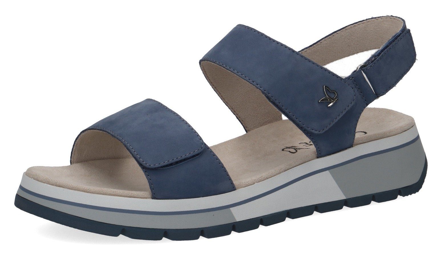 Caprice Sandale mit profilierter Laufsohle jeansblau