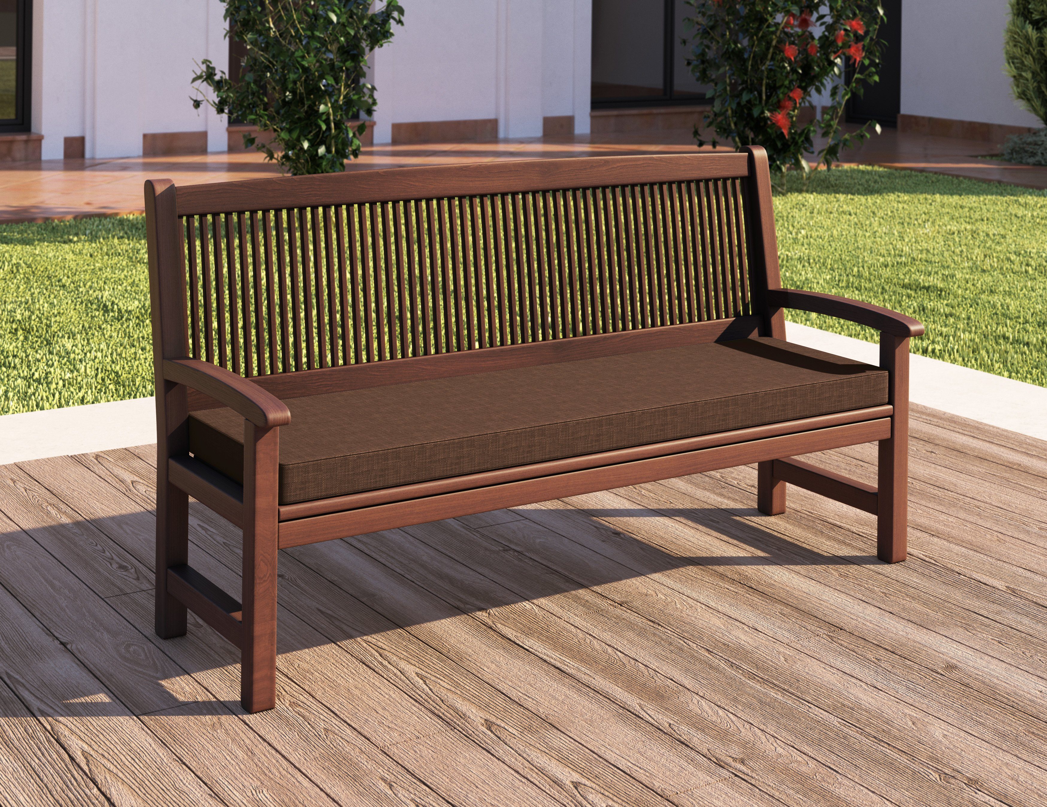 sunnypillow Bankauflage Bankkissen mit abnehmbarem Bezug, Auflage für Garte günstig online kaufen