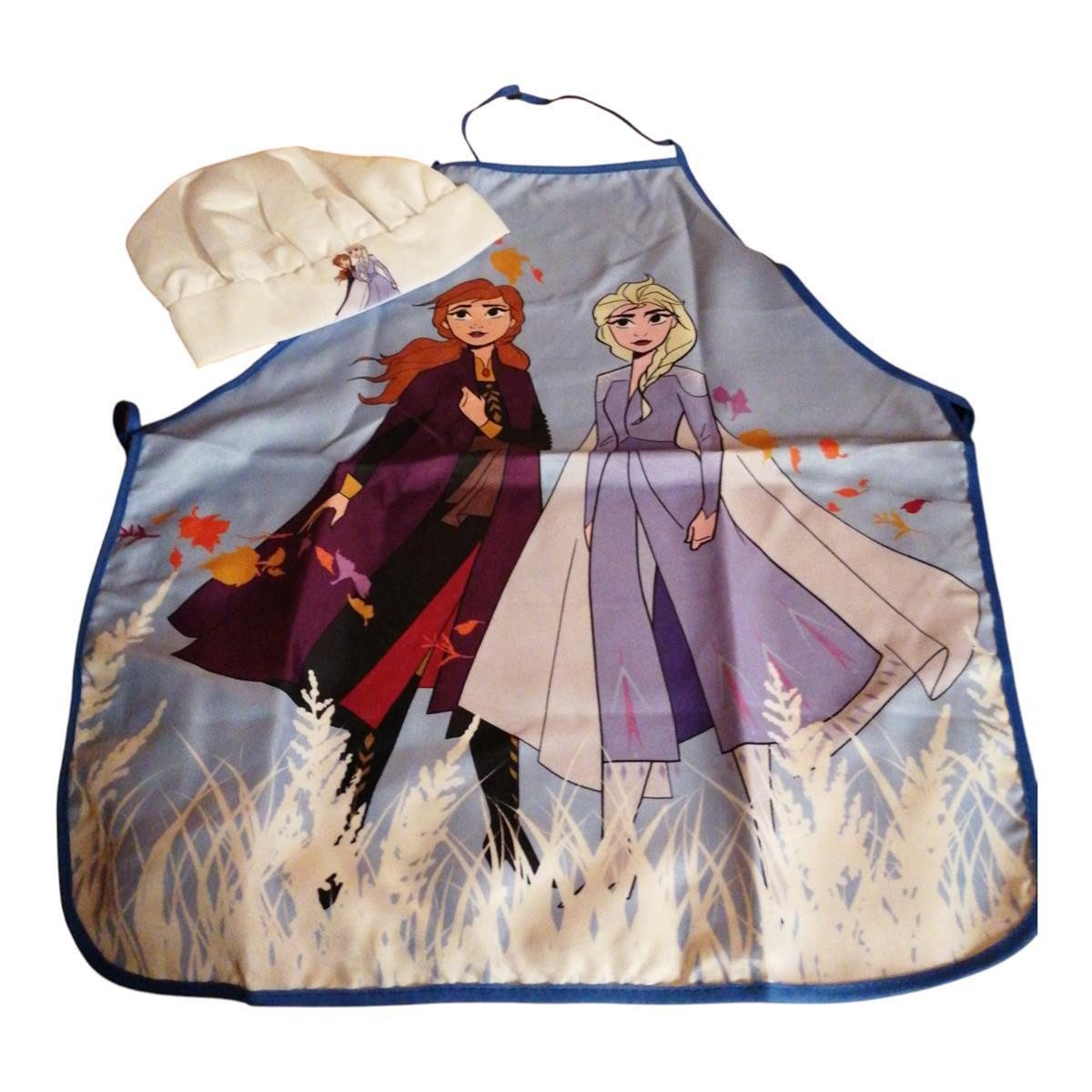 Disney Frozen Kochschürze Kochschürze für Kinder mit Kochmütze, Anna & Elsa günstig online kaufen