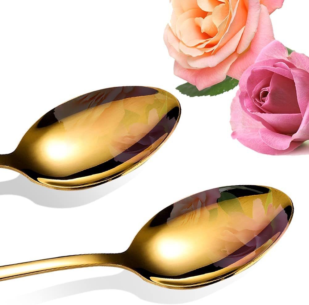KingLux Besteck-Set 30tlg.Tafelbesteck Set mit Messer Gabel Löffel Spülmaschinenfest (30-tlg), 6 Personen, Edelstahl – Bild 5 von 5