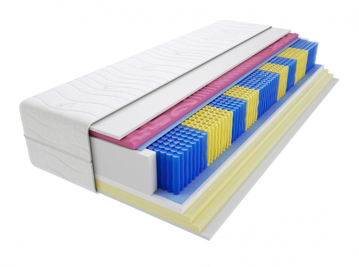 Taschenfederkernmatratze Matratzen, Taschenmatratzen Uberto Molet Multitaschen 170x200 cm, Godre, 22 cm hoch