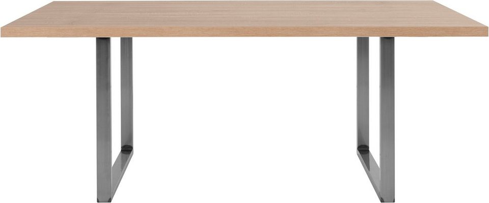 FORTE Esstisch, Breite 180 cm, Tischplatte in 4 verschiedenen Farben