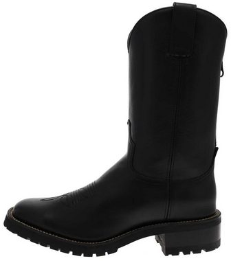 Sendra Boots RETRO MONTANA Schwarz Cowboystiefel Rahmengenäht Herren Westernreitstiefel