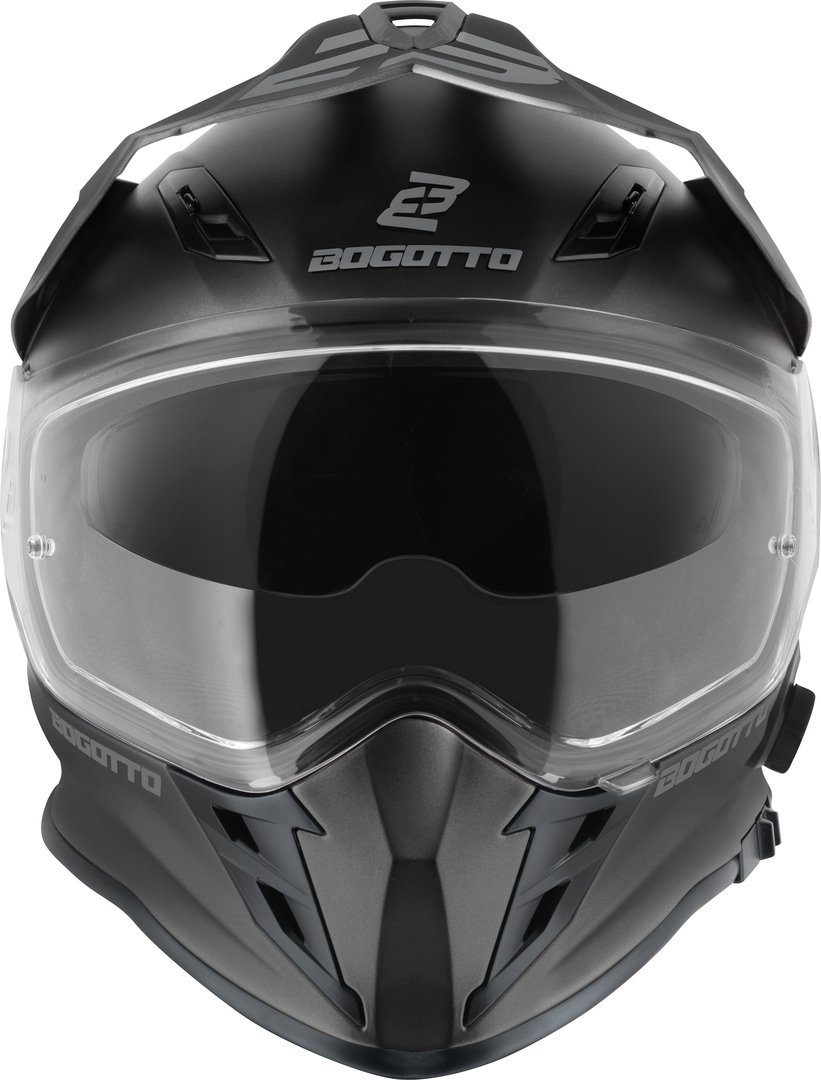 Bogotto Motocrosshelm H331 BT Bluetooth Enduro Helm, Integriertes Kommunikationssystem,geeignet Für Brillenträger,vorb – Bild 5 von 5