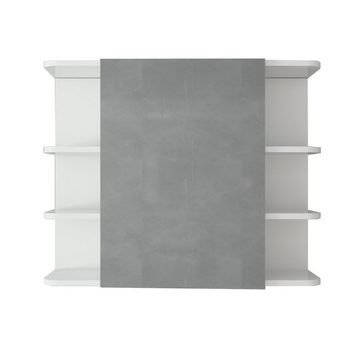 ML-DESIGN Badezimmer-Set Badmöbel SetWaschtisch Badschrank, (Komplett-Set, 2-St), 2er Set Waschtisch mit Unterschrank Modern Weiß Holz Stauraum