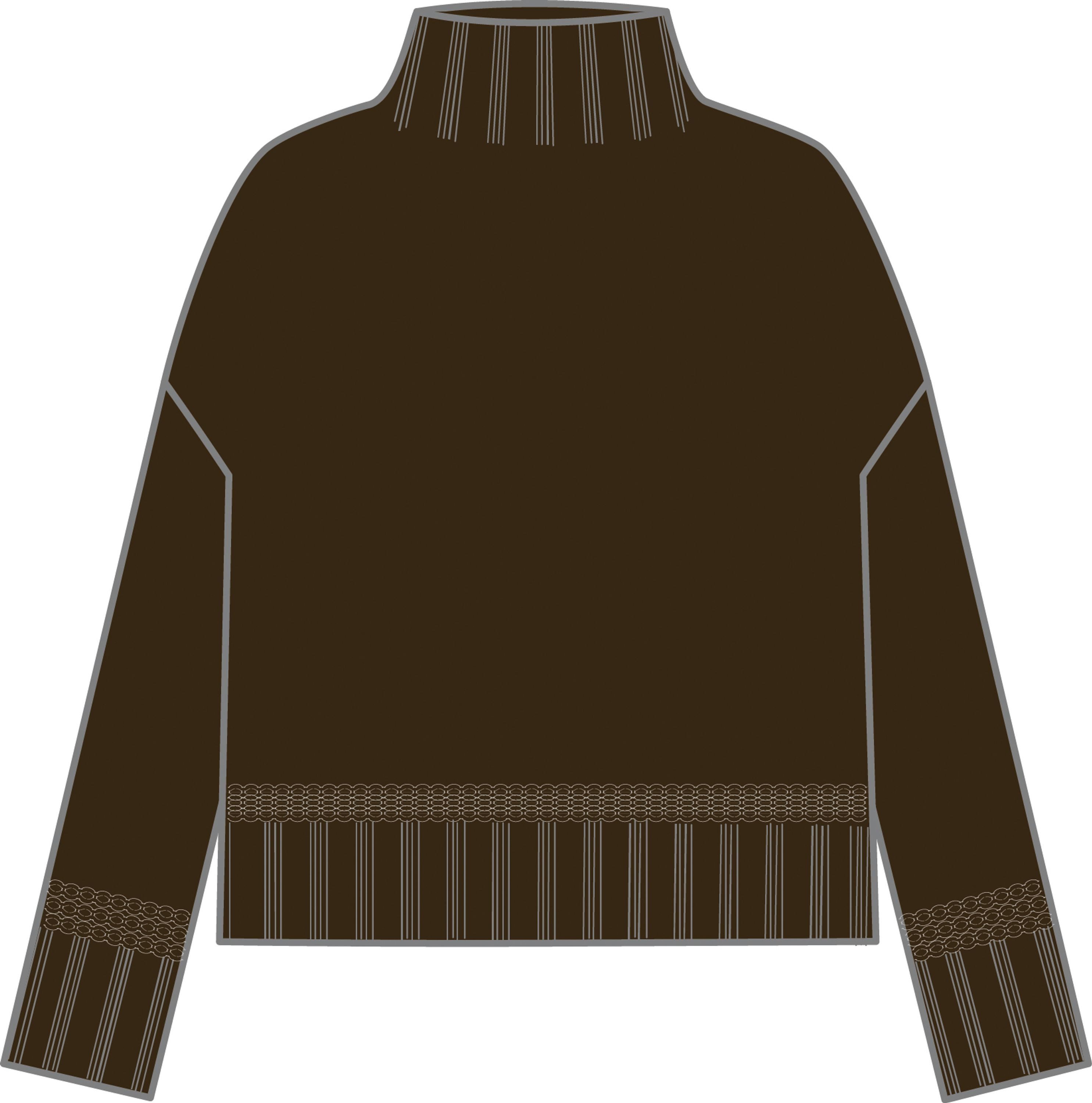Milano Italy Stehkragenpullover