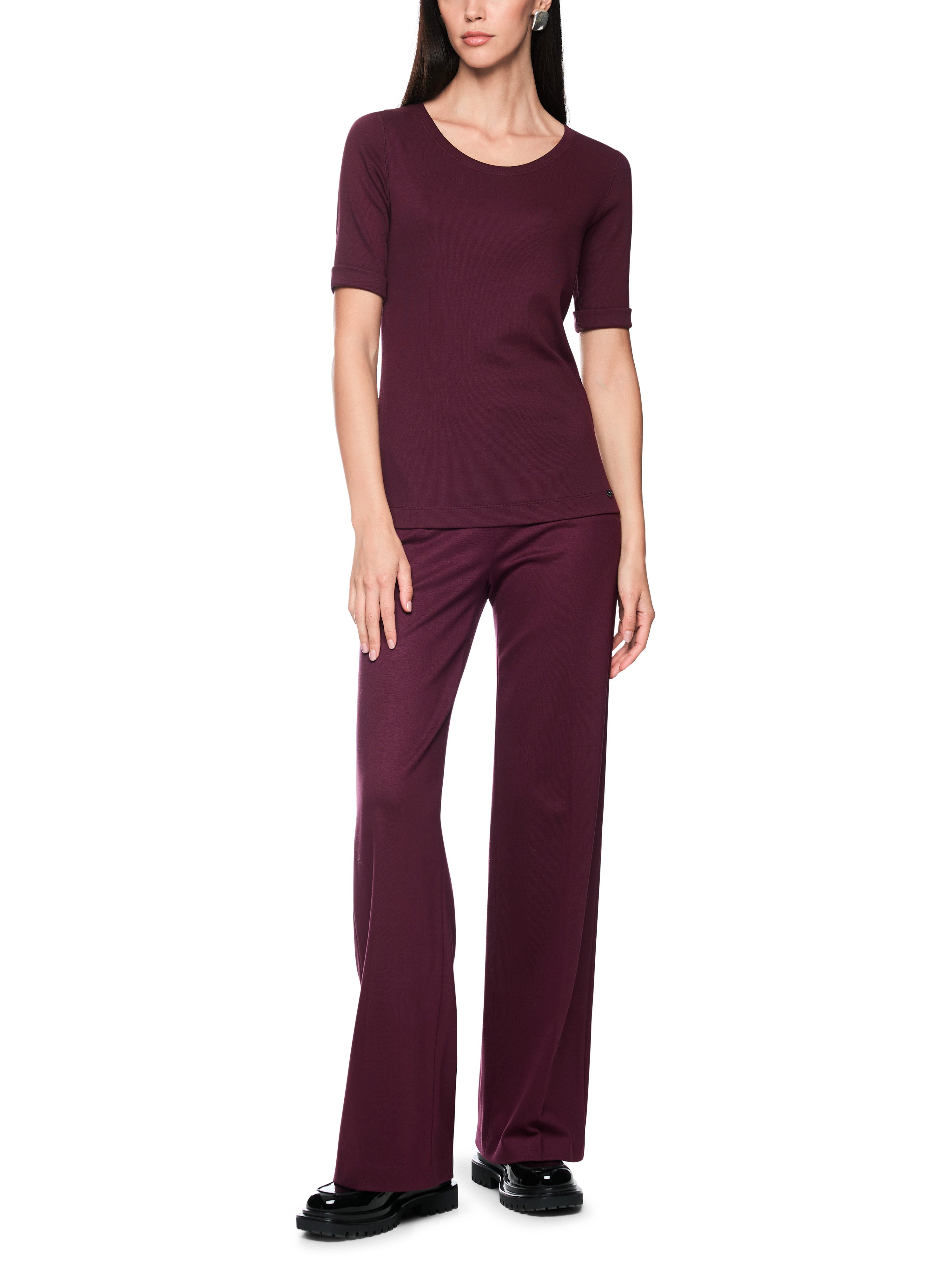 Marc Cain Rundhalsshirt Seasonal Colours I Premium Damenmode Rundhals-Shirt mit halben Ärmeln – Bild 5 von 5