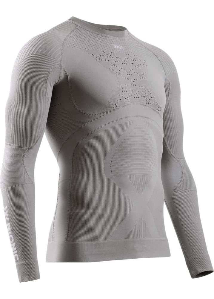 Langarmshirt Rundhals Energy Accumulator 4.0 Unterwäsche hellgrau Herren