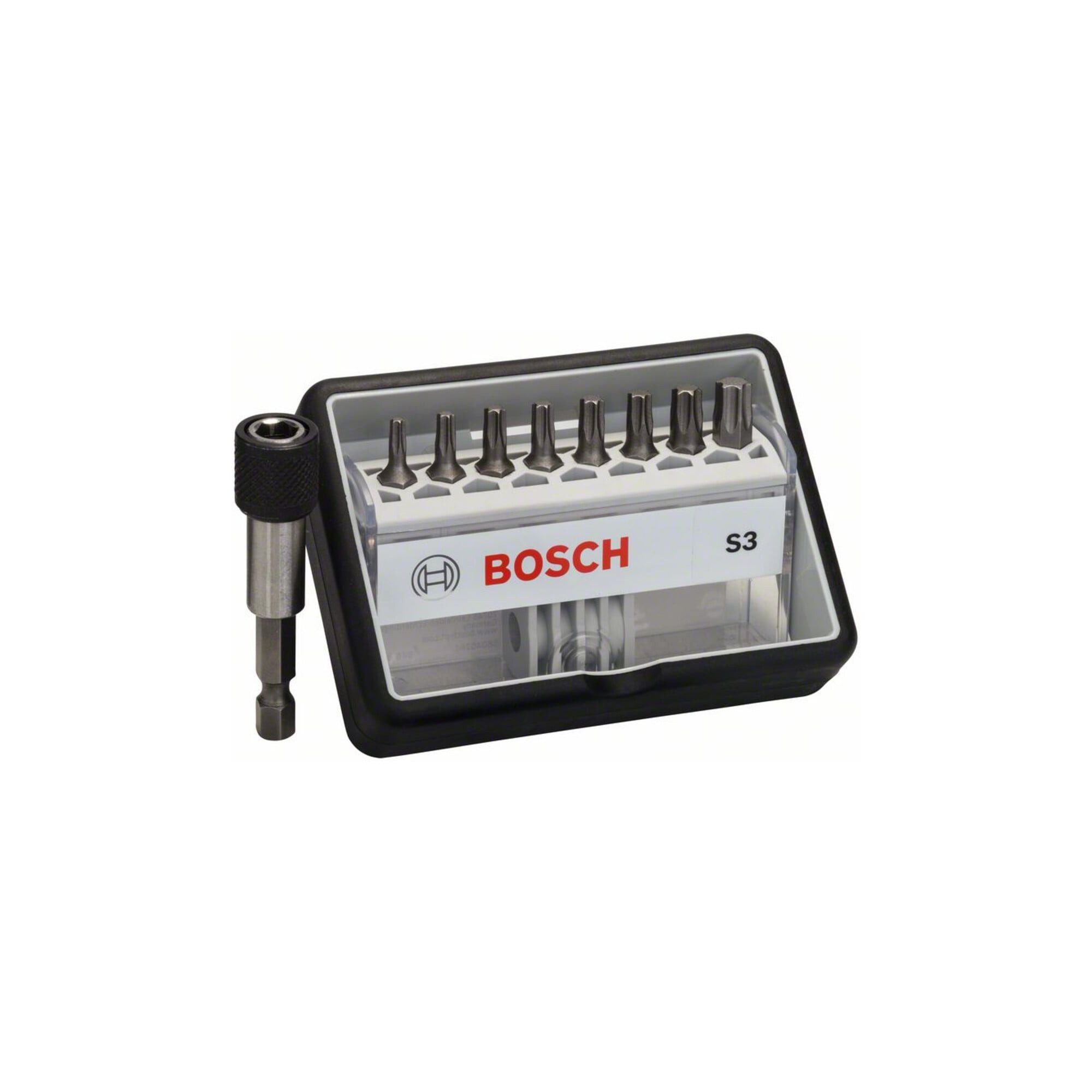 Bosch Professional Bit-Set Bosch Schrauberbit-Set Robust Line S Extra-Hart 8 + 1-teilig 25 mm TX