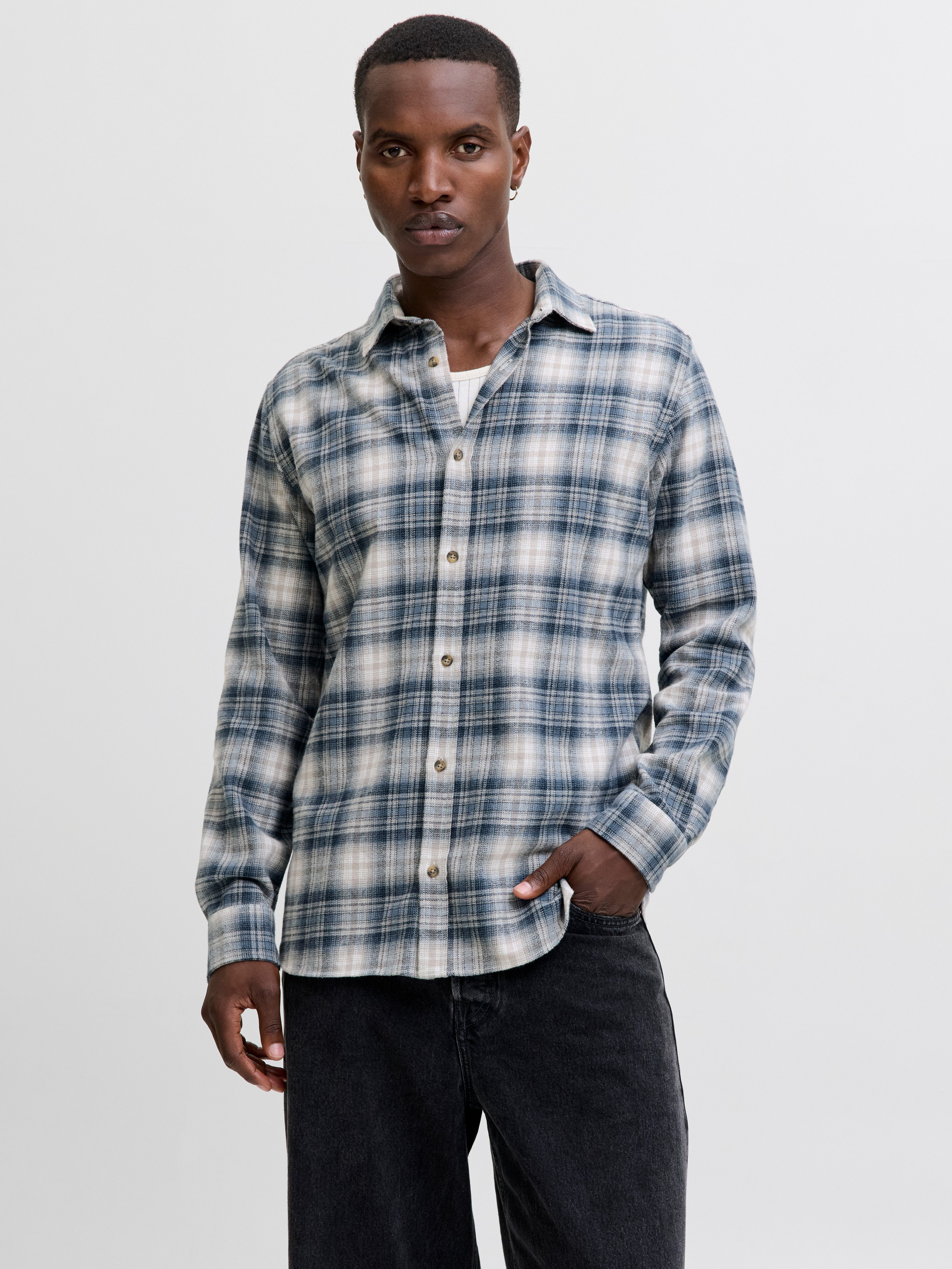 Jack & Jones Langarmhemd JJJOSHUA CHECK günstig online kaufen