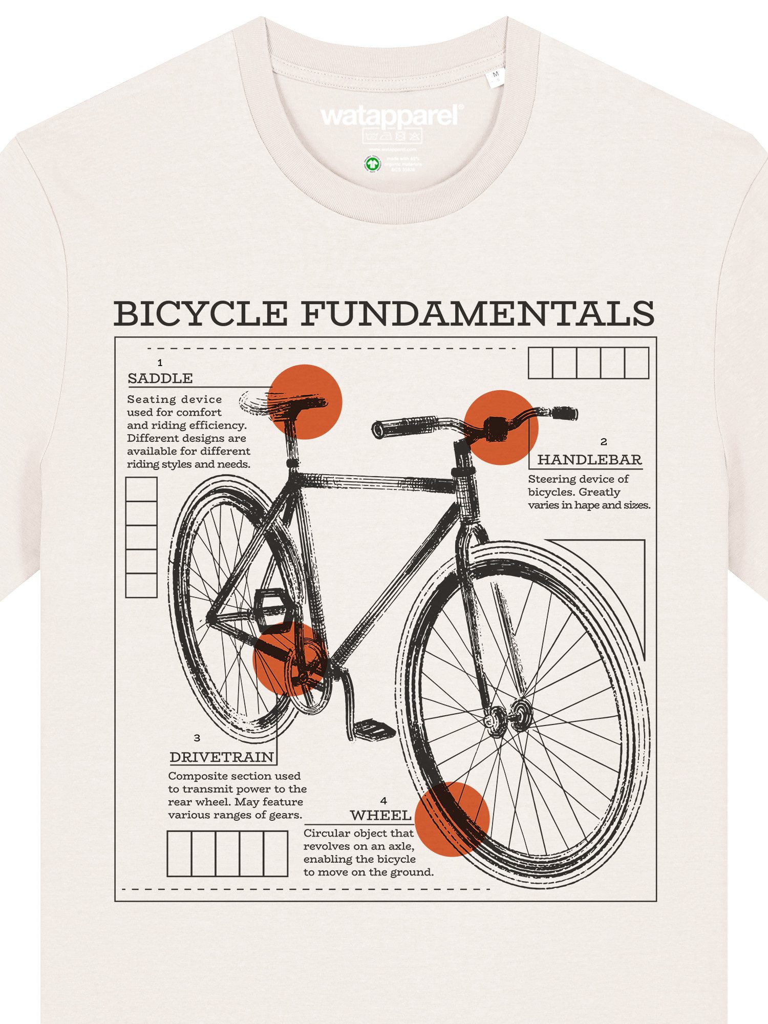 wat? Apparel T-Shirt Fahrrad Grundlagen