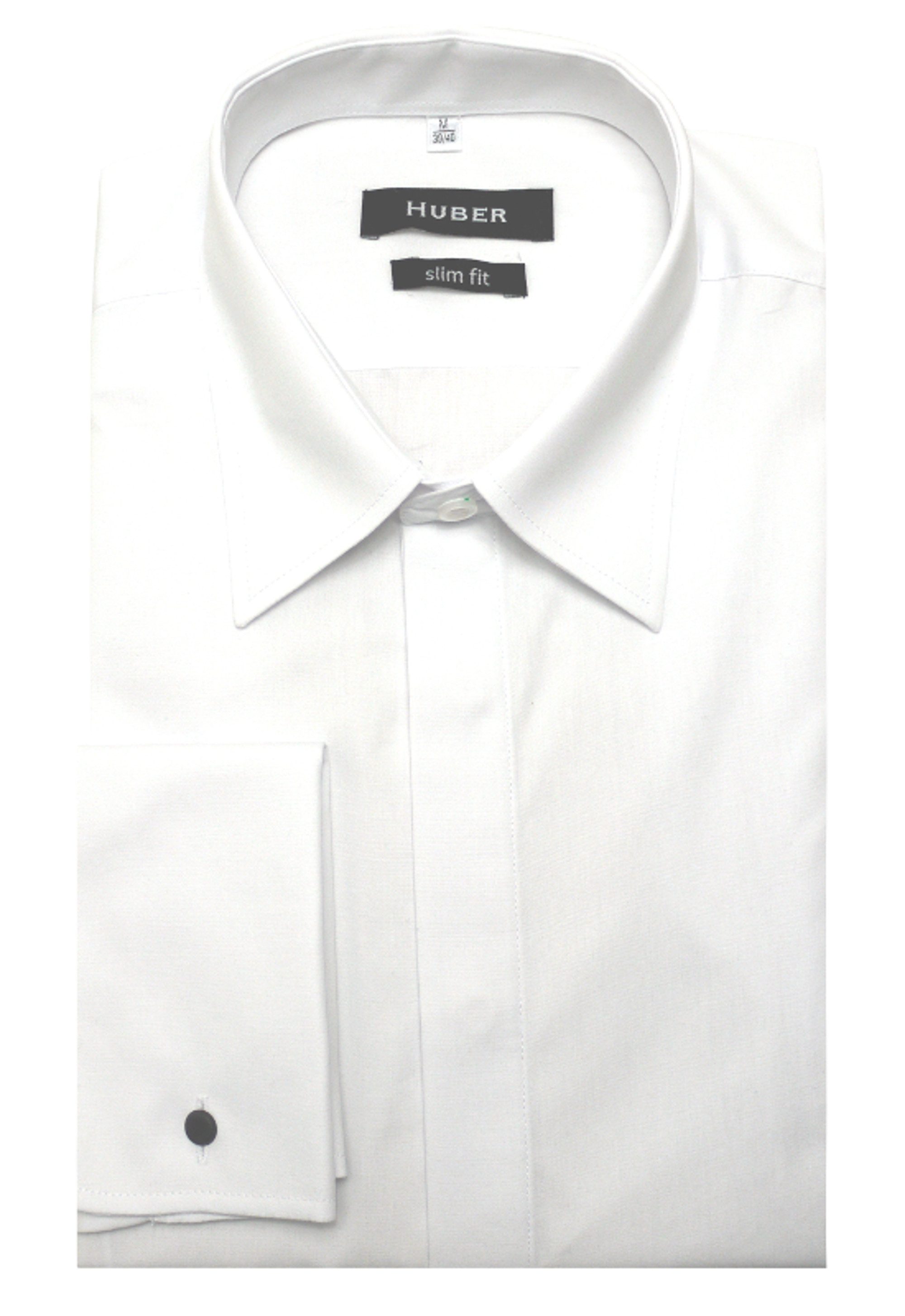 Huber Hemden Langarmhemd HU-5361 Umschlagmanschetten Slim günstig online kaufen