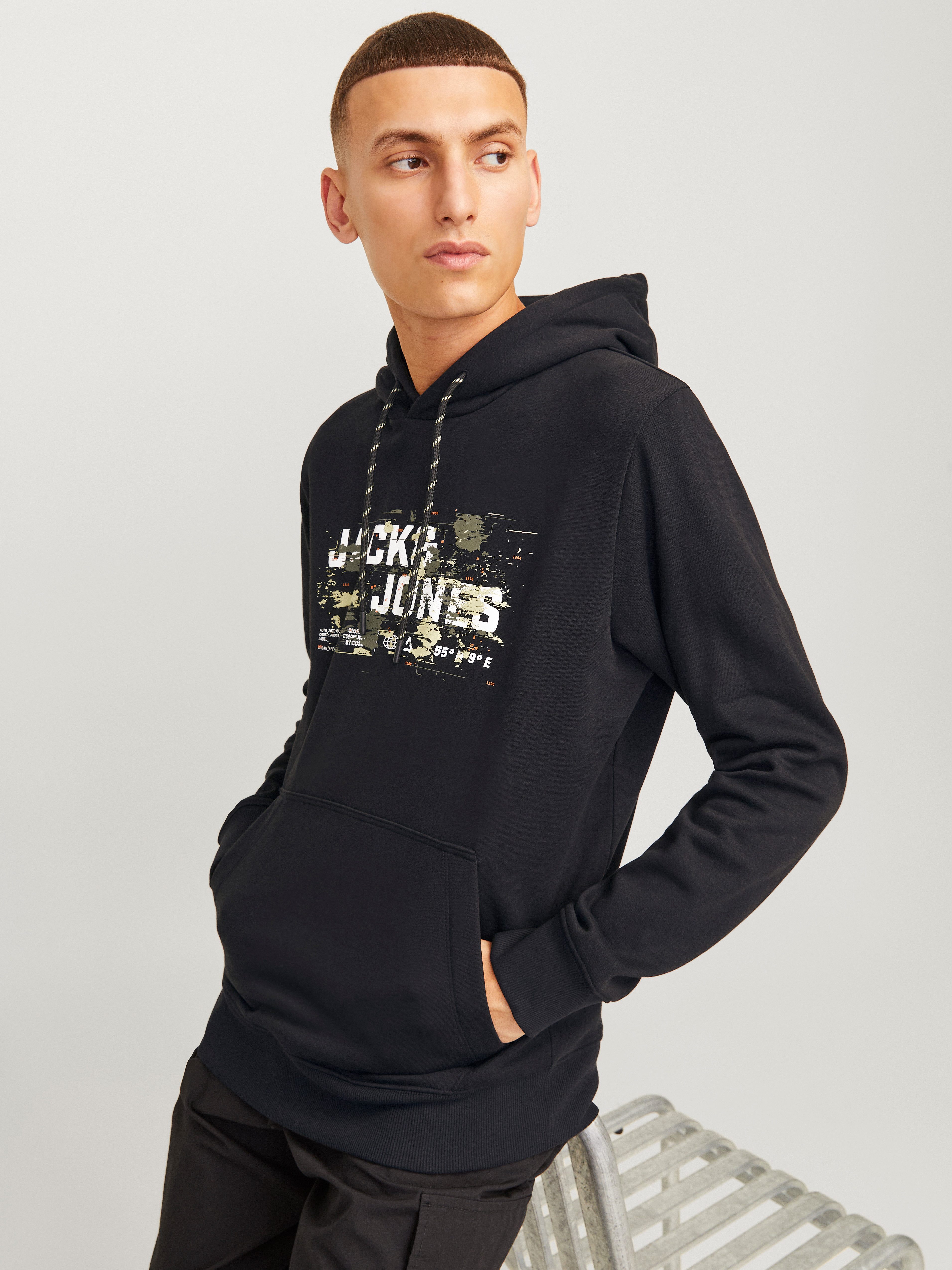 Jack & Jones Kapuzensweatshirt JCOOUTDOOR LOGO günstig online kaufen