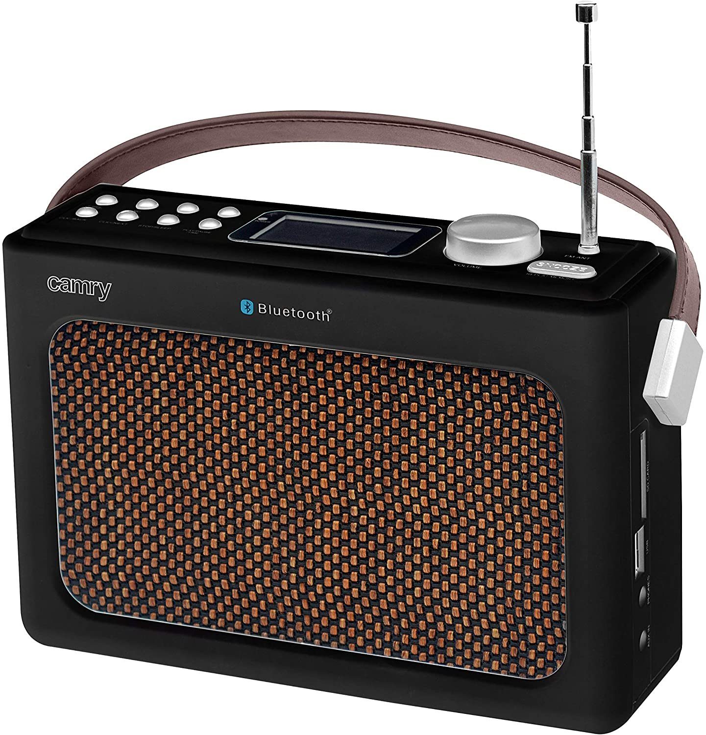 Camry CR 1158 Radio mit Bluetooth, USB und SD-Kartenleser schwarz Radio