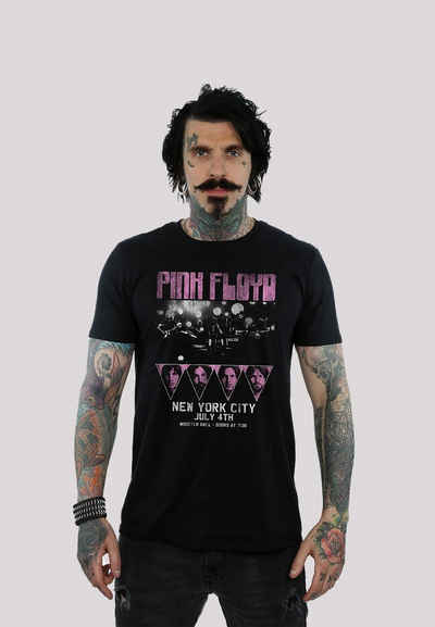 F4NT4STIC T-Shirt »Pink Floyd Tour NYC - Premium Rock Metal Musik Band Fan Merch« Herren,Premium Merch,Regular-Fit,Basic,Bandshirt