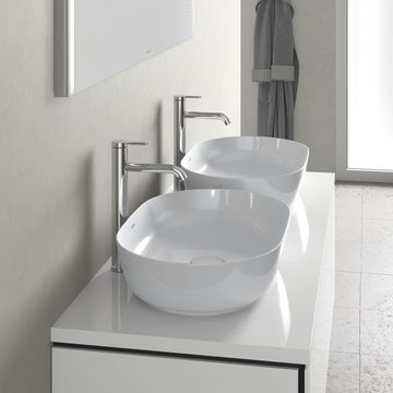 Duravit Waschtischarmatur C.1 Waschtischmischer, Größe XL mit AquaControl und AirPlus, Ausladung 16,6 cm, Chrom