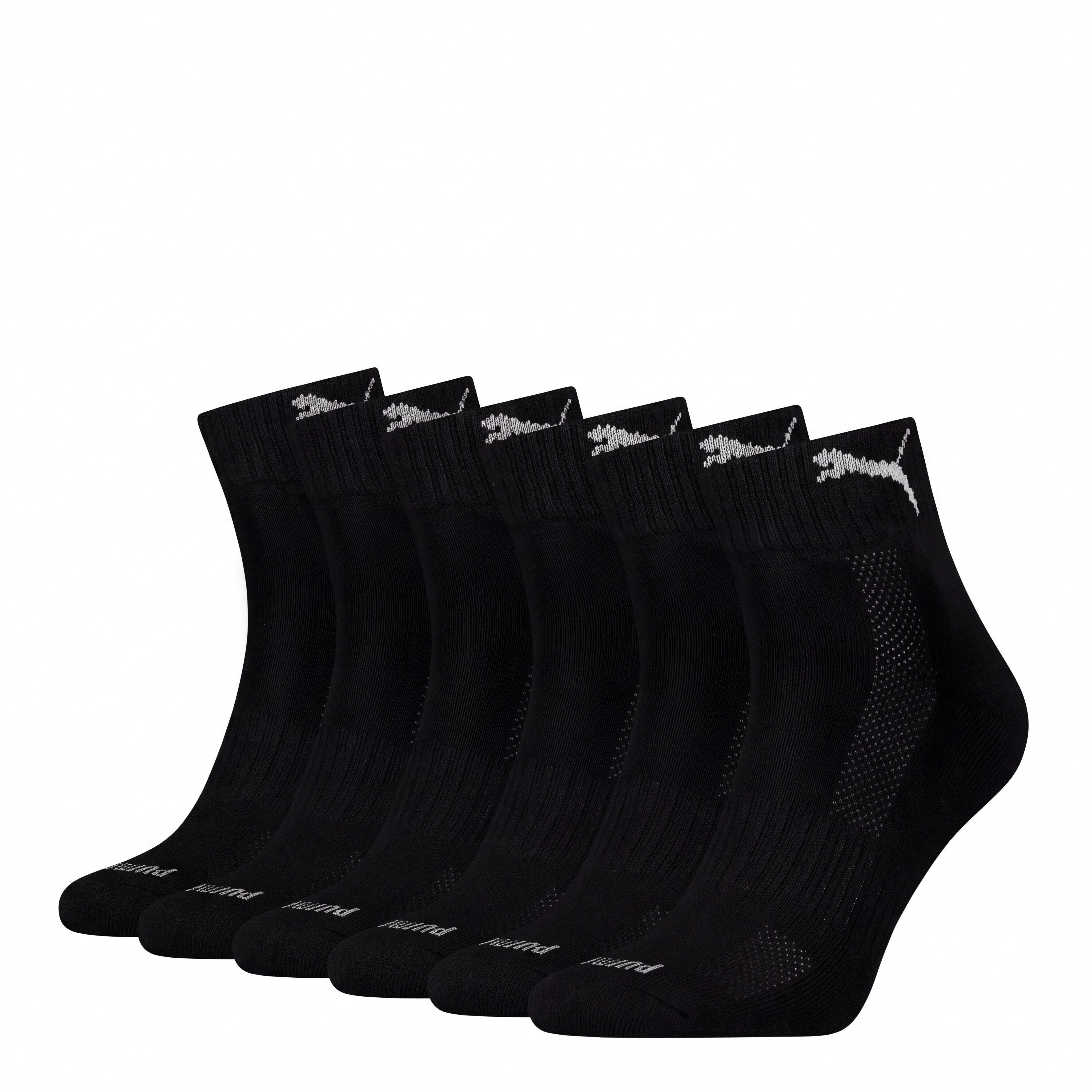 PUMA Kurzsocken PUMA UNISEX CUSHIONED QUARTER 6P (6 Paar)