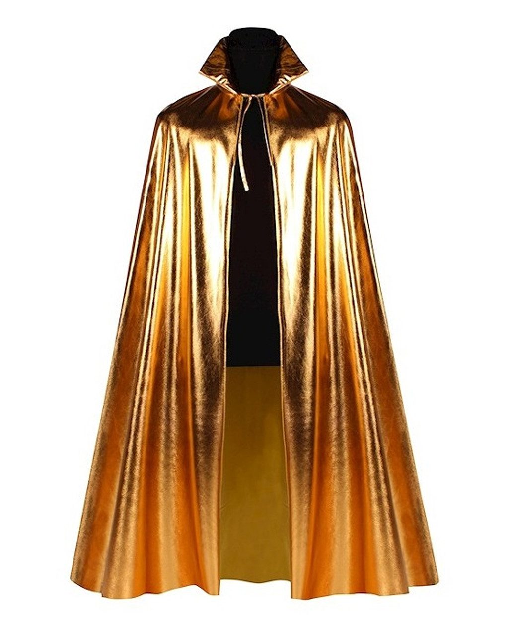 Horror-Shop Umhang Eleganter Umhang in Metallic-Gold