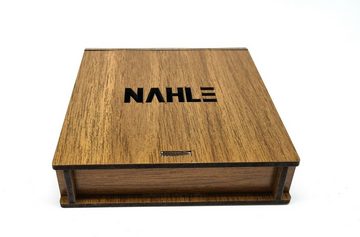 NAHLE Kette mit Anhänger Silberkette Herz Damen Halskette (inklusive Schmuckbox), 925 Silber