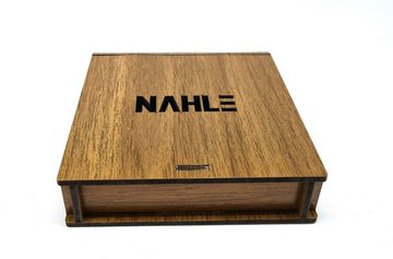 NAHLE Lederarmband (inkl. Schmuckbox), aus Leder, mit Magnetverschluss für ein sicheres verschließen