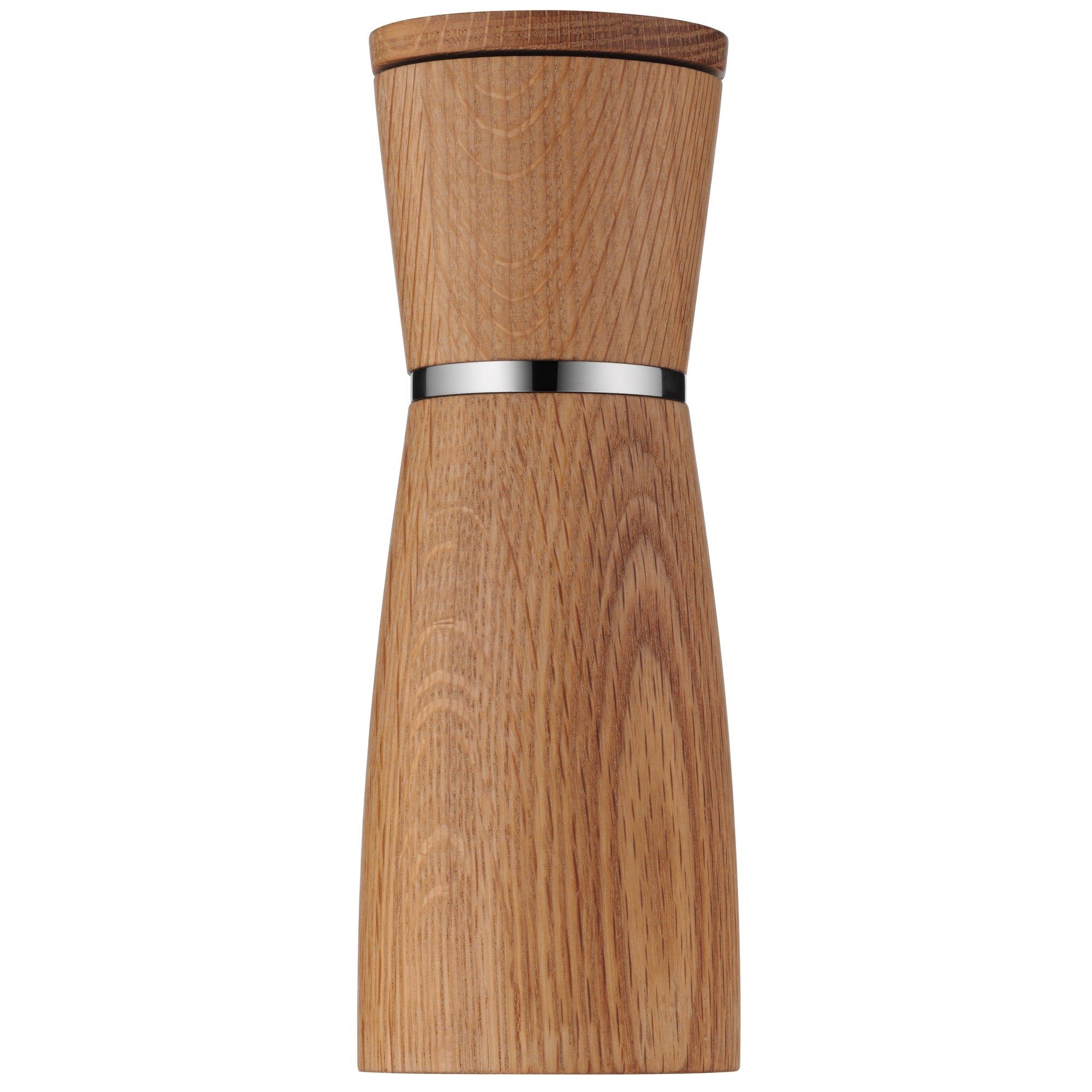 WMF Salz-/Pfeffermühle Nature Salz-/Pfeffermühlen-Set, 2-teilig, (2 Stück), Holz Keramikmahlwerk, Mühle für Salz, Pfeffer
