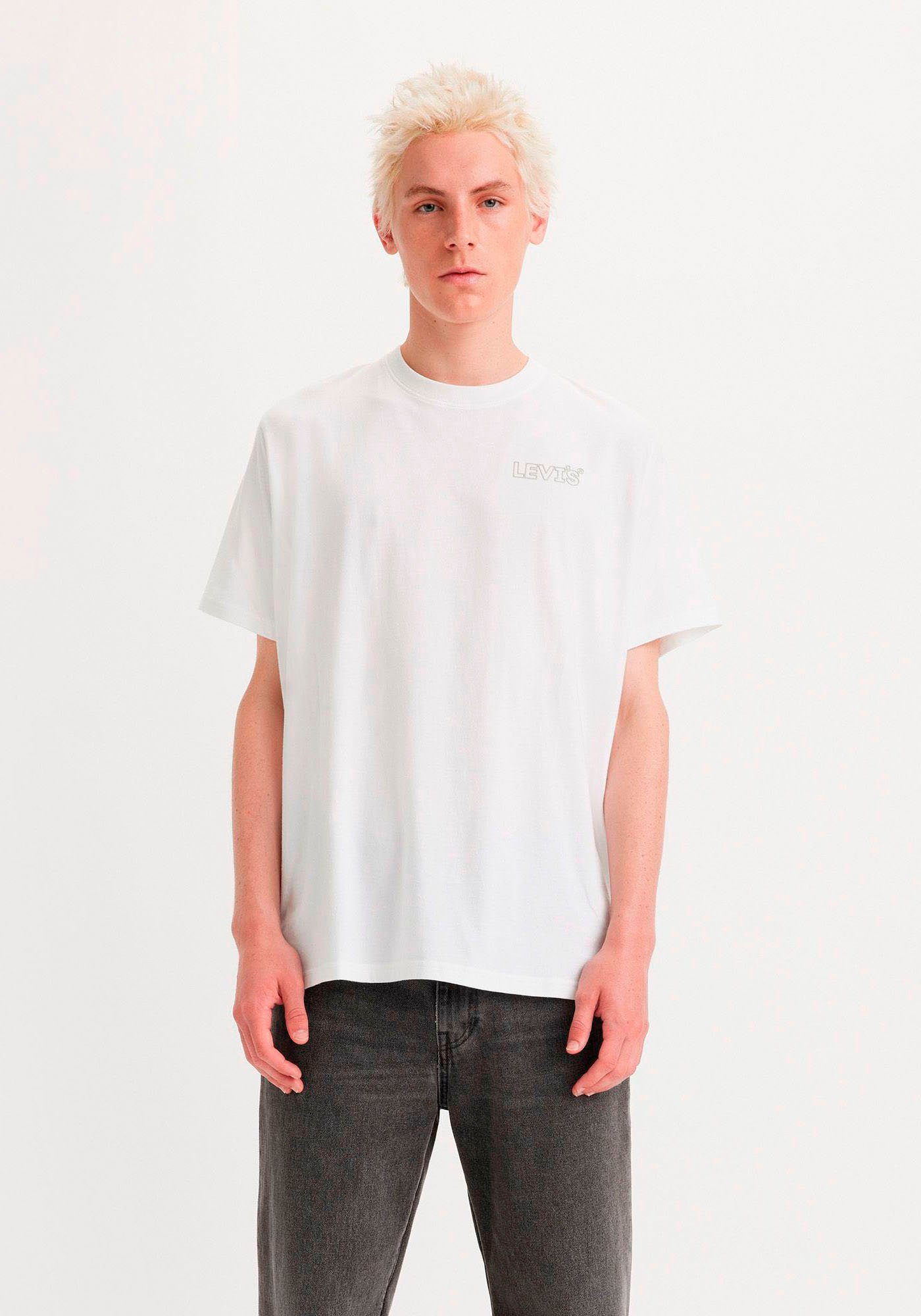 Levi's® Rundhalsshirt SS RELAXED FIT TEE WHITE CHROME HEADLINE WHITE | T-Shirts