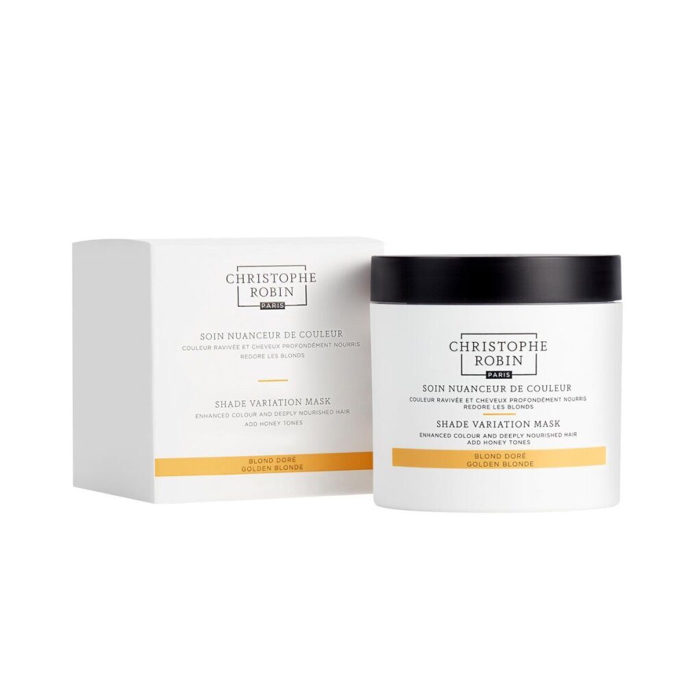 Christophe Robin Haarpflege-Set SHADE VARIATION Maske #golden blond 250 ml