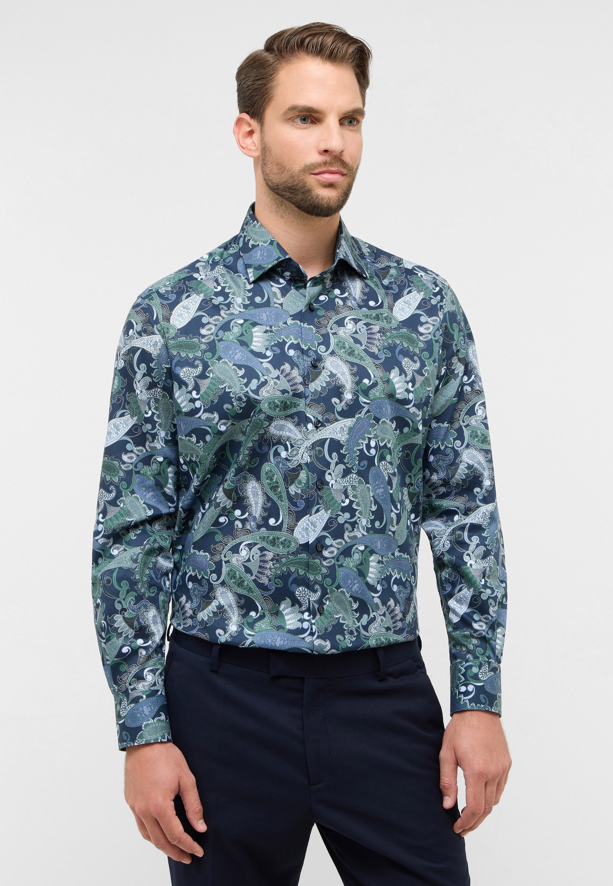 Eterna Langarmhemd COMFORT FIT NON IRON (bügelfrei) günstig online kaufen