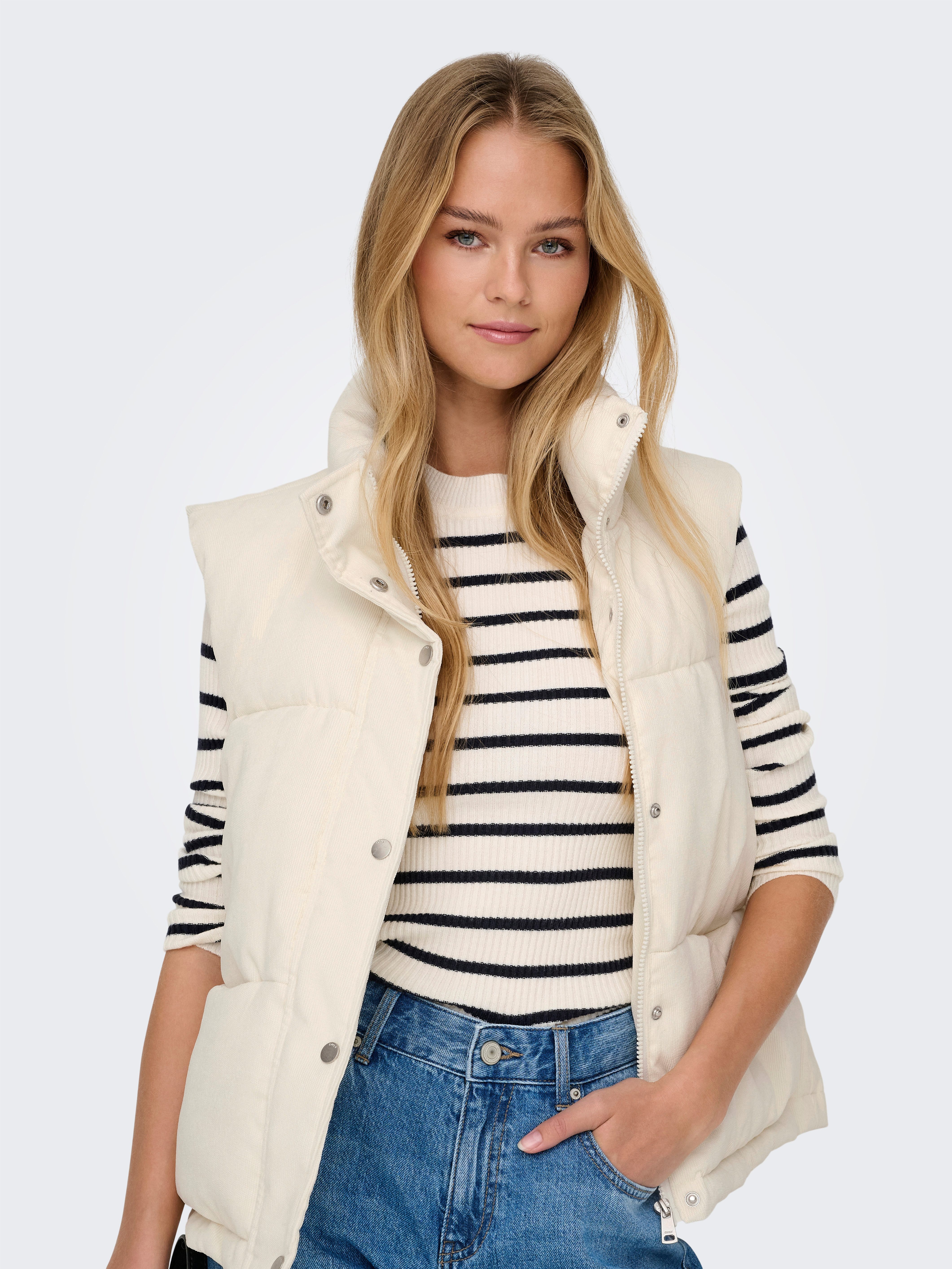 ONLY Steppweste ONLNEWDOLLY CORDUROY WAISTCOAT CS OTW günstig online kaufen