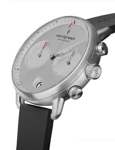 Nordgreen Chronograph Nordgreen PI42SIRUBLXX Herrenuhr Pioneer Chronogra